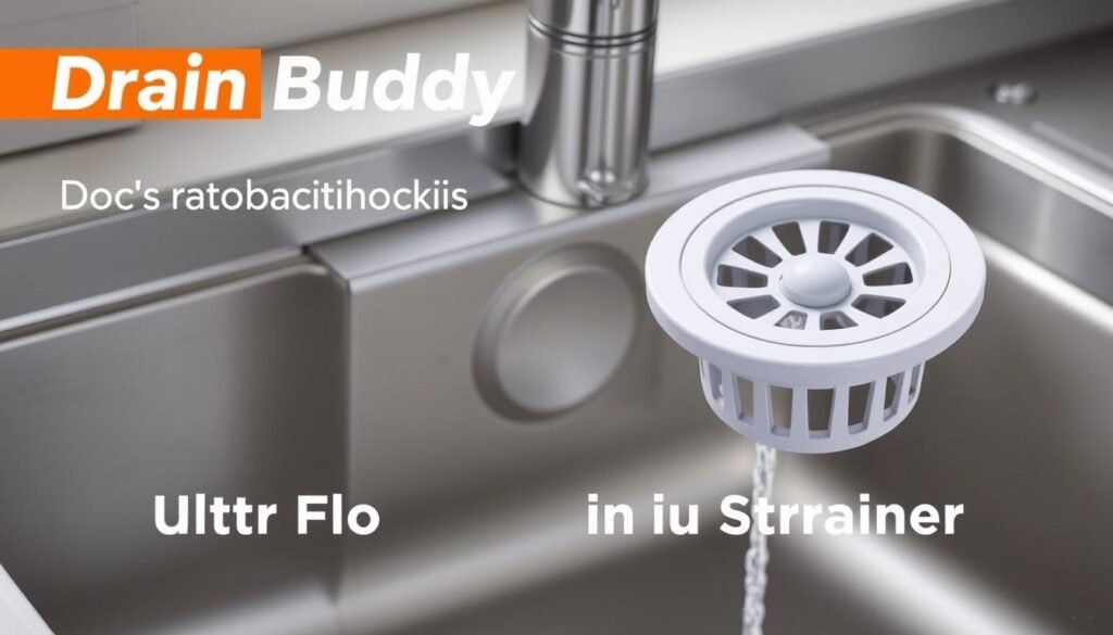 Drain Buddy Ultra Flo Sink Drain Stopper and Strainer