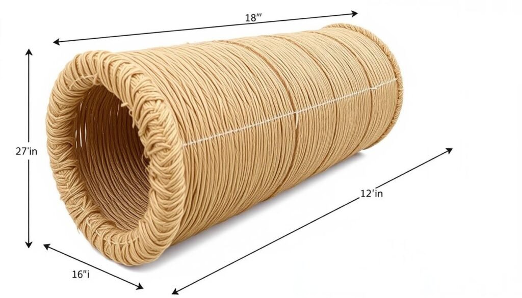 Royal Cat Boutique sisal scratching tunnel